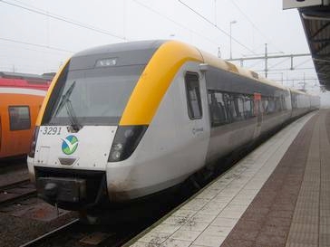 图片来源：午报 男童到达哥德堡后换车此火车去往姆肯道尔市